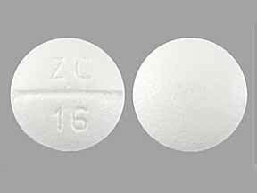 ROUND WHITE ZC17. . Zc16 pill